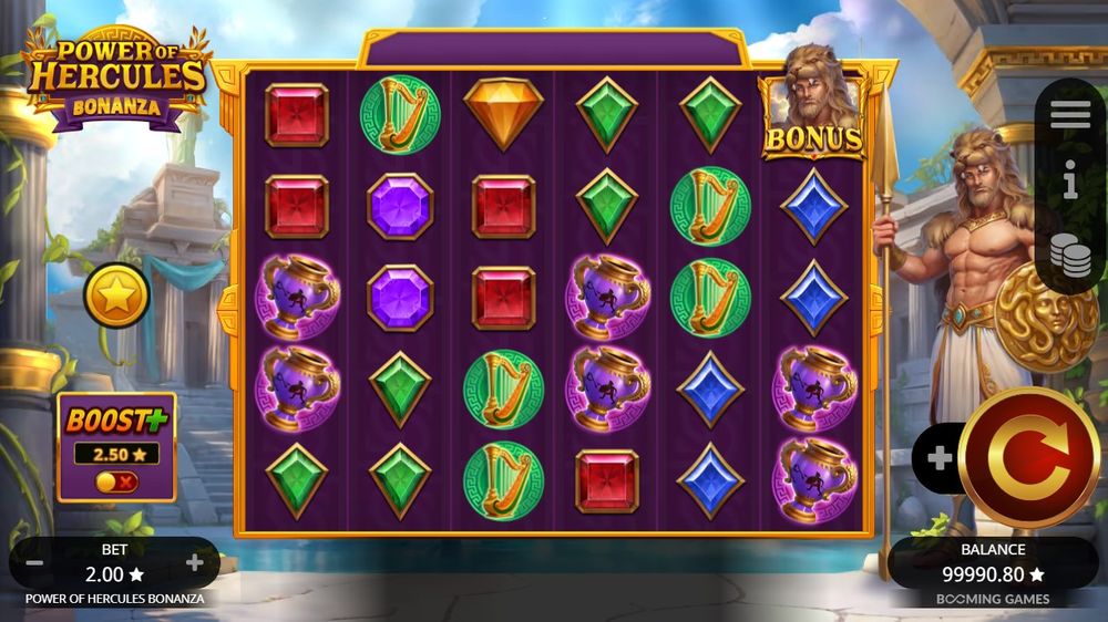 Power of Hercules Bonanza skærmbillede