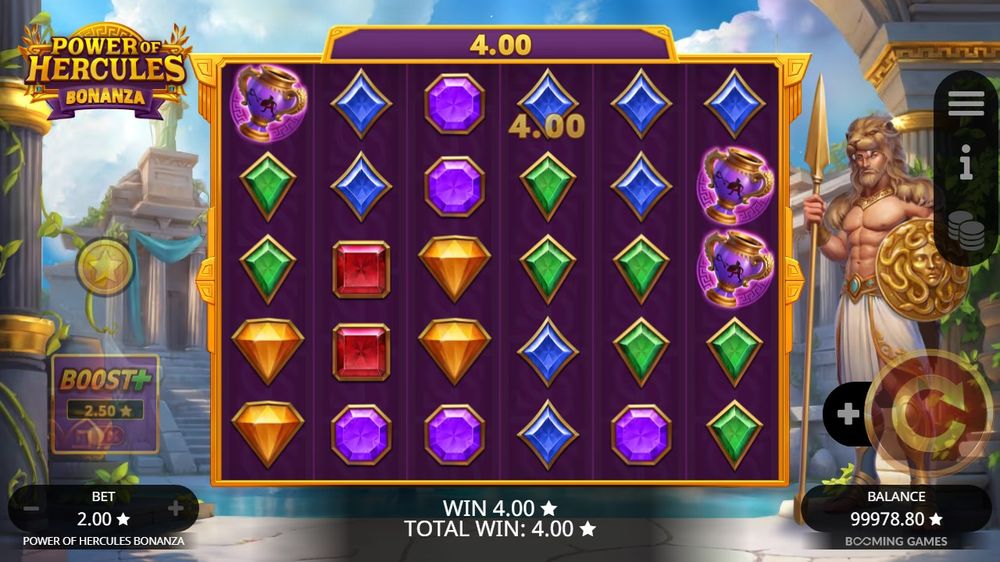 Power of Hercules Bonanza skærmbillede