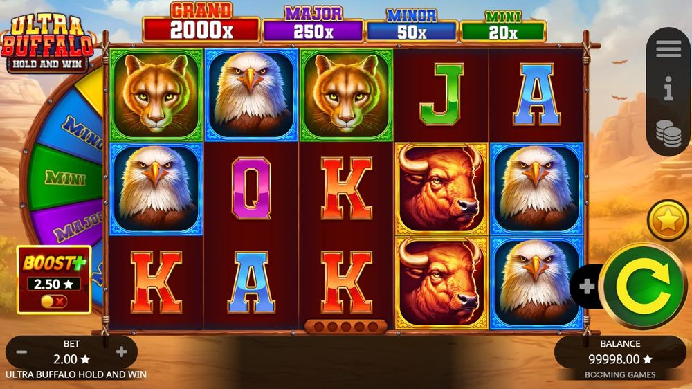Ultra Buffalo Hold and Win skærmbillede