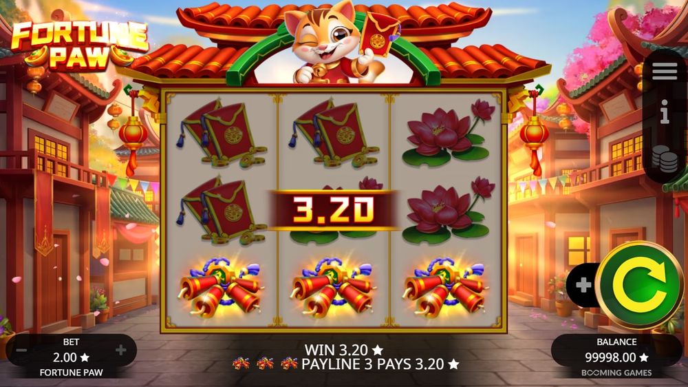Fortune Paw skærmbillede
