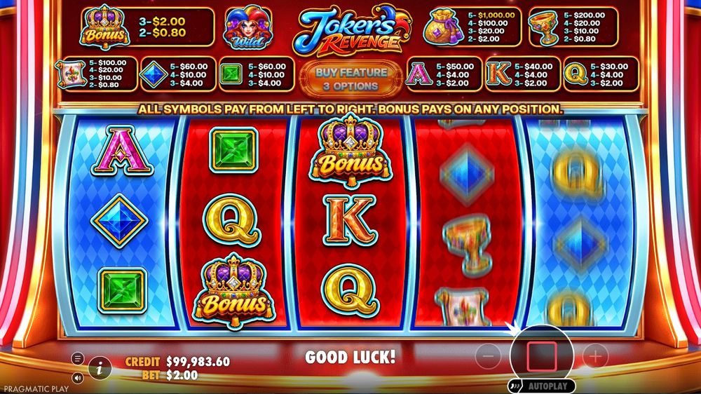 Joker’s Revenge skærmbillede