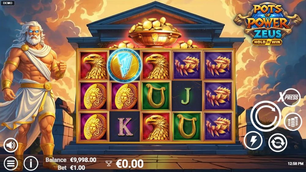 Pots of Power: Zeus skærmbillede