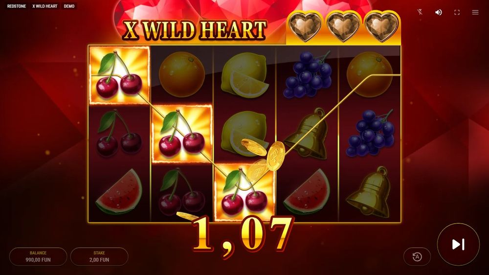 X Wild Heart skærmbillede