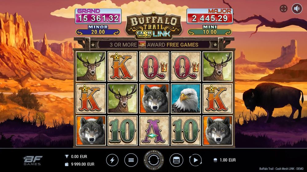 Buffalo Trail Cash Mesh Link skærmbillede