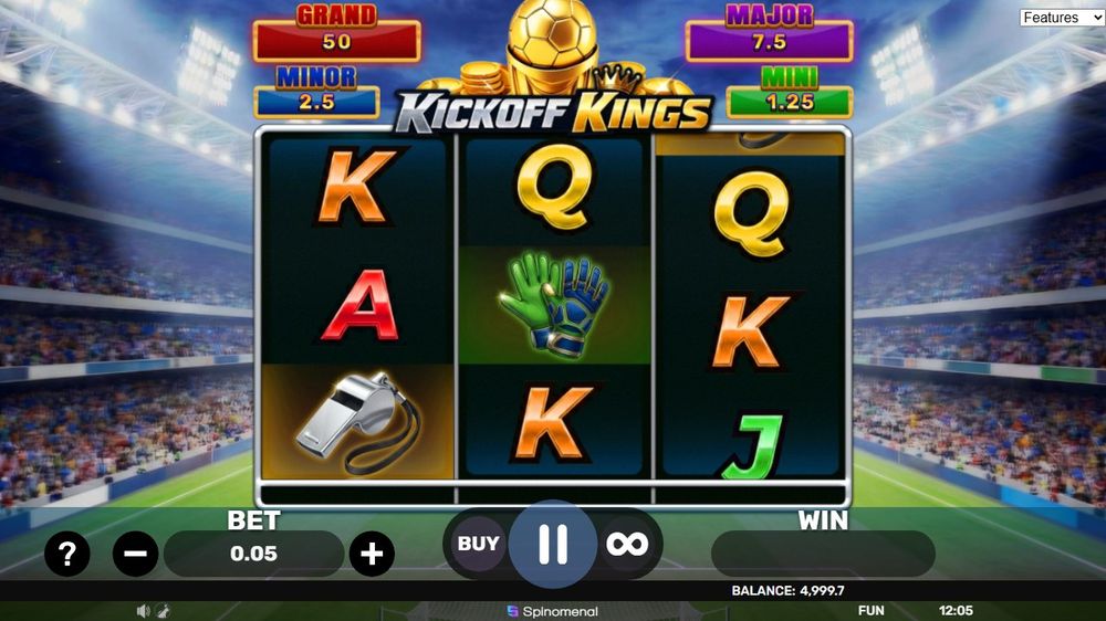 Kickoff Kings - Hold & Hit 3x3 skærmbillede