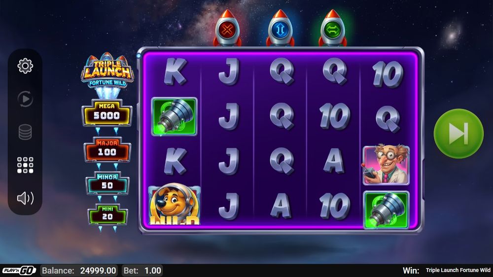 Triple Launch Fortune Wild skærmbillede